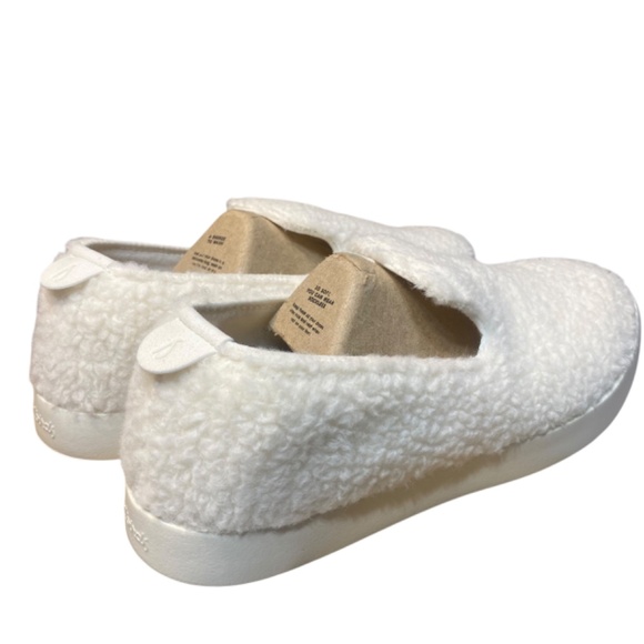 Allbirds Mens Wool Lounger Fluff Natural White Fleece Slippers Size 9 Casual NIB main image 7